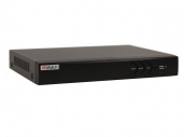 HiWatch DS-H204U(B). 4-х канал. гибрид. видеорег. (HD-TVI/AHD/CVI/IP), 1xSATA III до 10 ТБ
