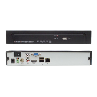 SVIP-N104. 4 кан. сетевой видеорегистратор, 30к/с@1920x1080,1HDD до 4TB; LAN(1Gb),1ауд, (распродажа)