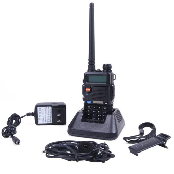 Рация BAOFENG UV-5R (UHF/VHF) 400-470 МГц,  АКБ 1800mAh. 5/2Вт. до 10км.